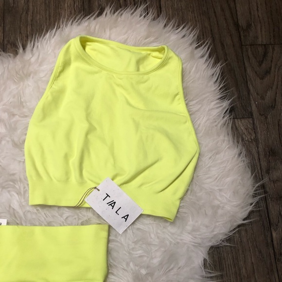 TALA Mina Bra Neon Yellow - Picture 7 of 8